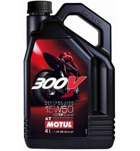 MOTUL 300V 4T ROAD RACING 15w50 4л. 100% синтетика [Ester Core] (масло моторное для 4T мотоц.)